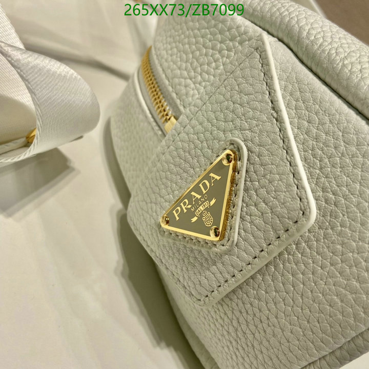 Prada Bag-(Mirror)-Handbag-,Code: ZB7099,$: 265USD