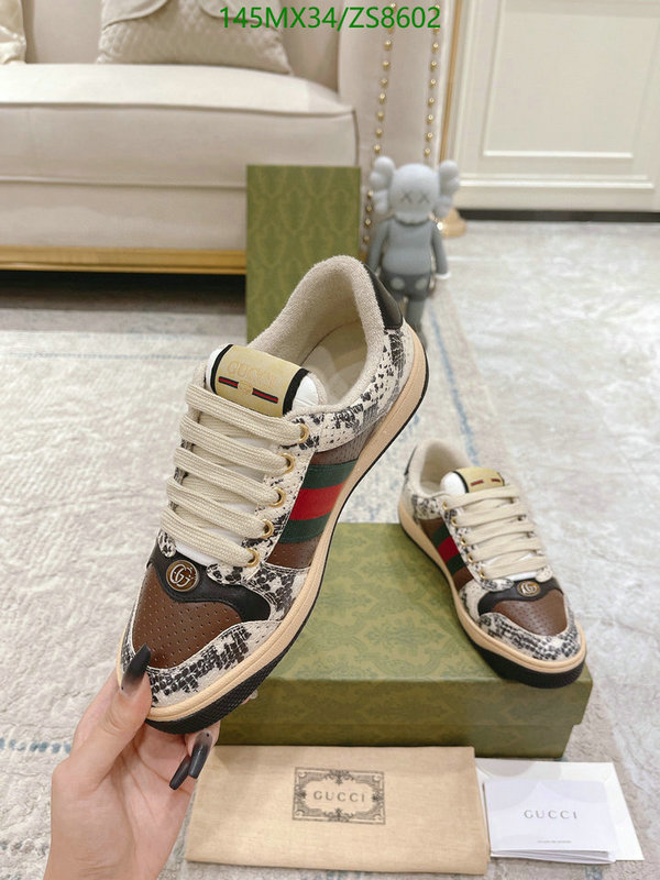 Men shoes-Gucci, Code: ZS8602,$: 145USD