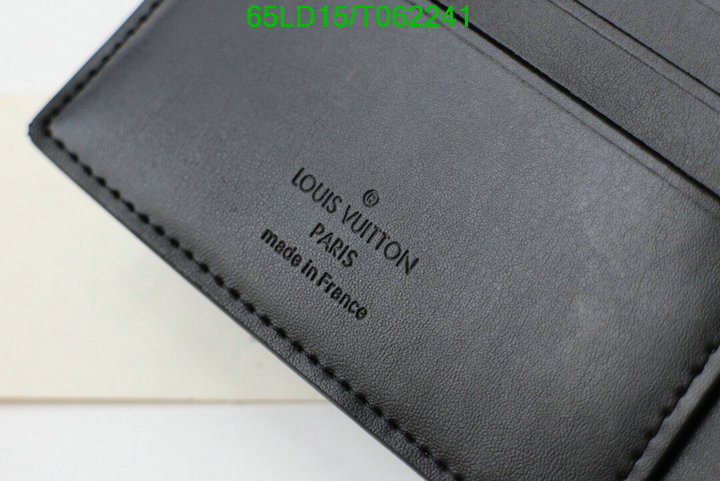 LV Bags-(Mirror)-Wallet-,Code: T062241,$: 65USD