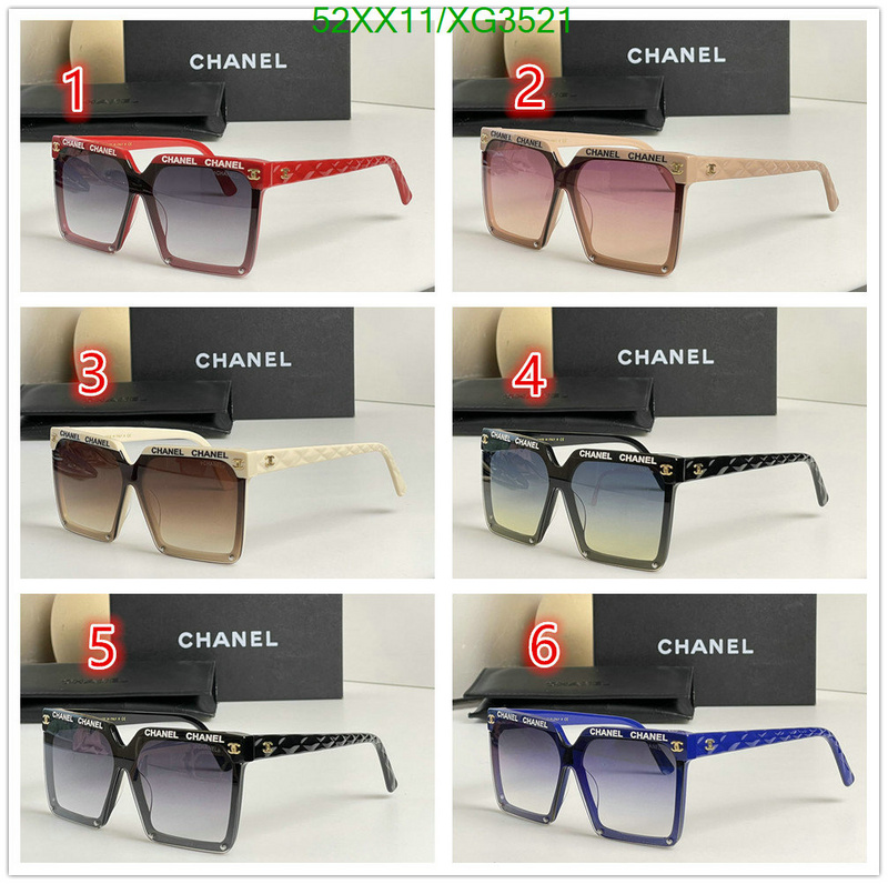 Glasses-Chanel, Code: XG3521,$: 52USD