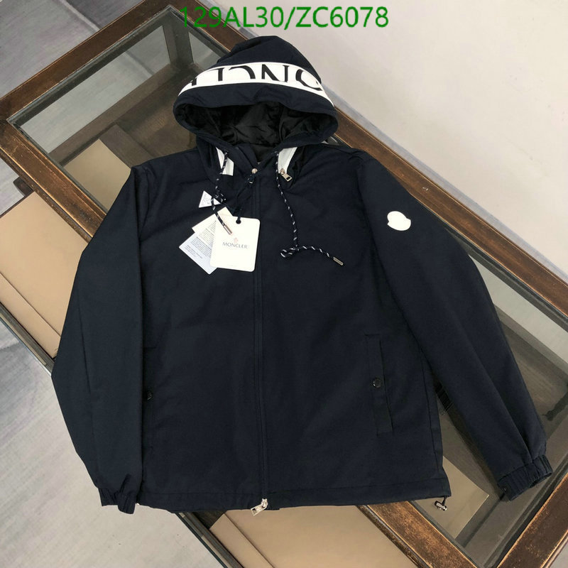 Down jacket Men-Moncler, Code: ZC6078,$: 129USD