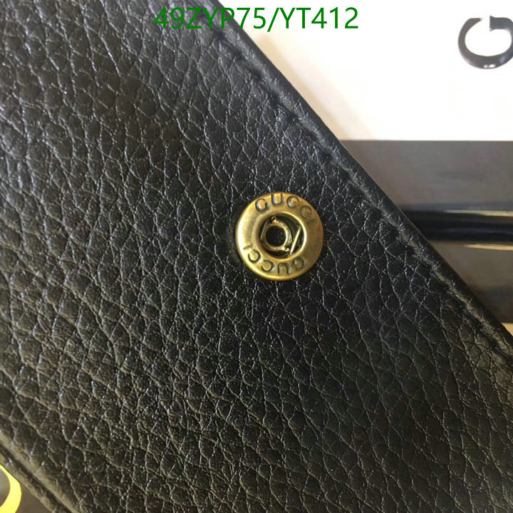 Gucci Bag-(4A)-Wallet-,Code: YT412,$: 49USD