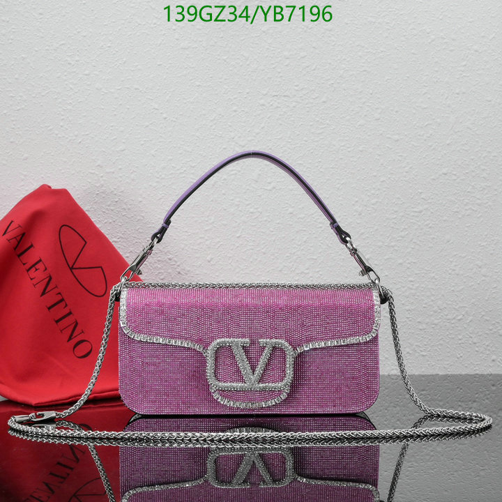 Valentino Bag-(4A)-LOC-V Logo ,Code: YB7196,$: 139USD