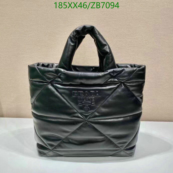 Prada Bag-(Mirror)-Handbag-,Code: ZB7094,$: 185USD