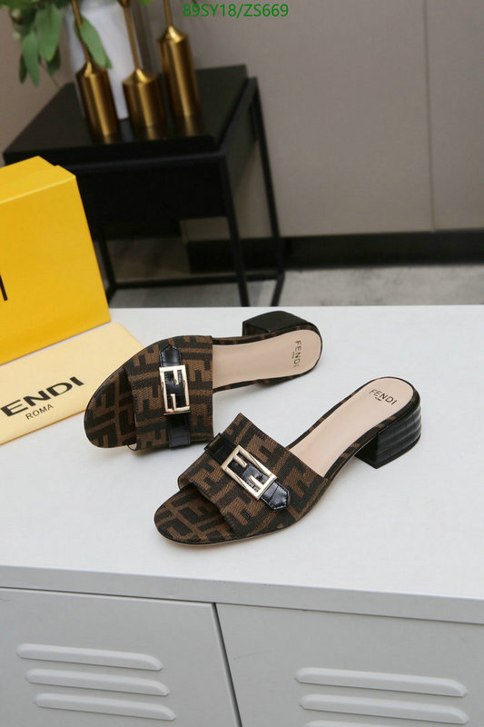 Women Shoes-Fendi, Code: ZS669,$: 89USD