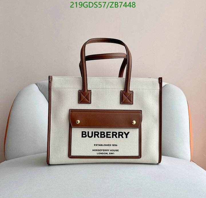 Burberry Bag-(Mirror)-Handbag-,Code: ZB7448,$: 219USD