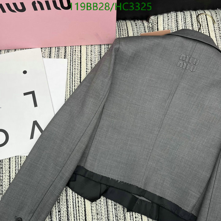 Clothing-MIUMIU, Code: HC3325,$: 119USD