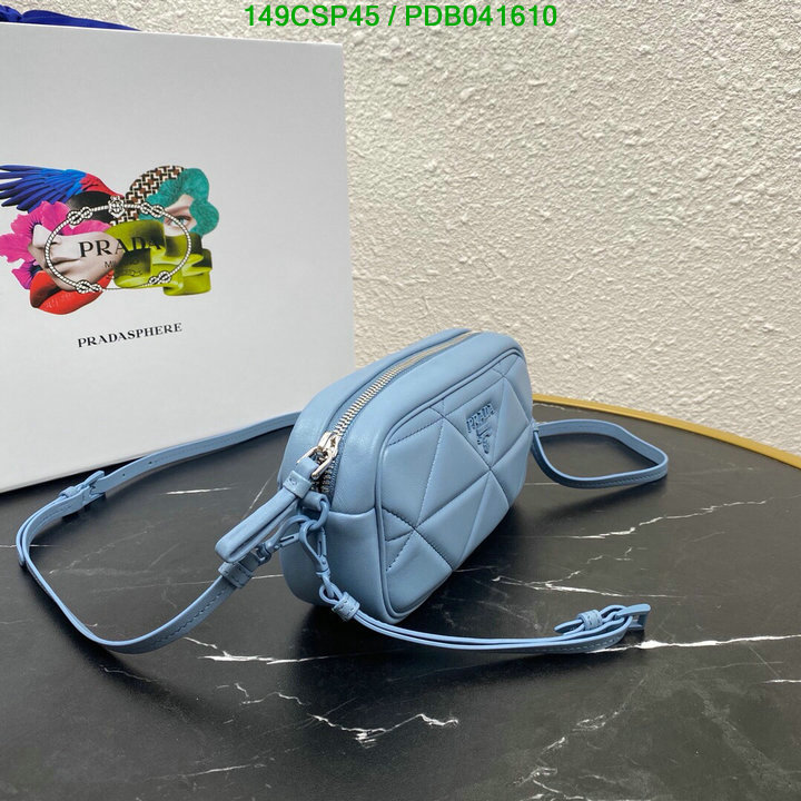 Prada Bag-(Mirror)-Diagonal-,Code: PDB041610,$: 149USD