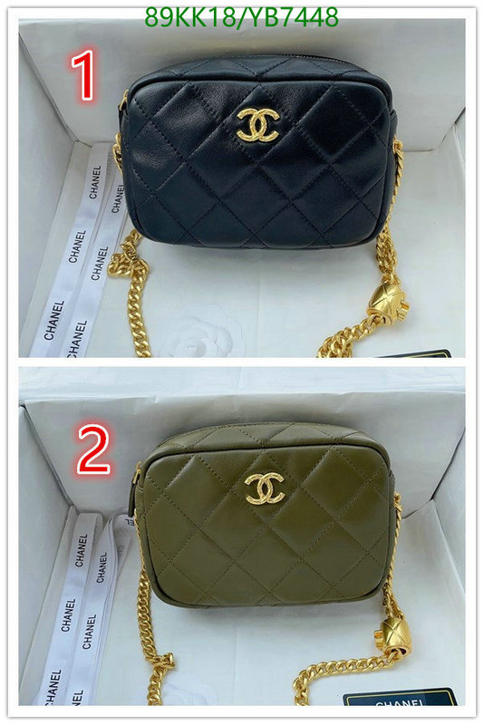 Chanel Bags ( 4A )-Diagonal-,Code: YB7448,$: 89USD