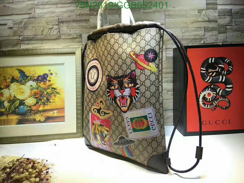 Gucci Bag-(4A)-Handbag-,Code:GGB052401,$: 75USD