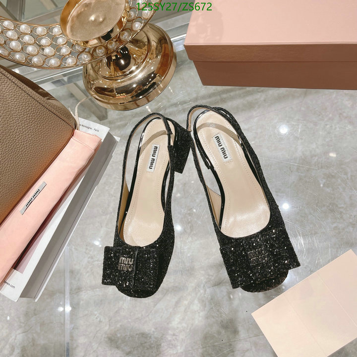 Women Shoes-Miu Miu, Code: ZS672,$: 125USD