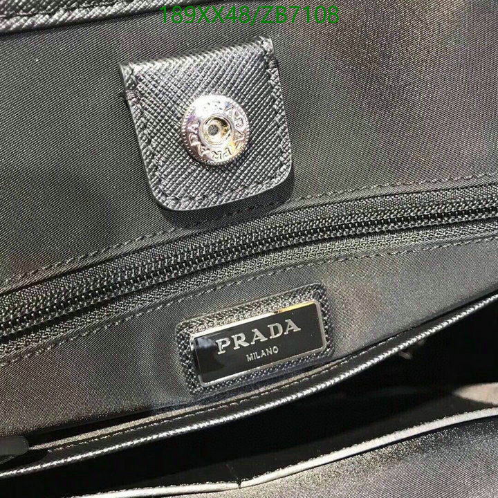 Prada Bag-(Mirror)-Handbag-,Code: ZB7108,$: 189USD