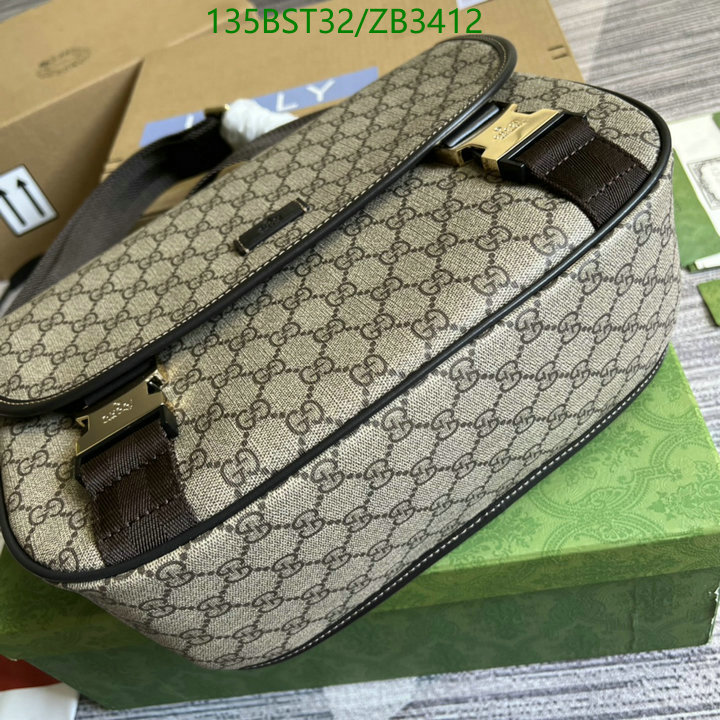 Gucci Bag-(Mirror)-Diagonal-,Code: ZB3412,$: 135USD