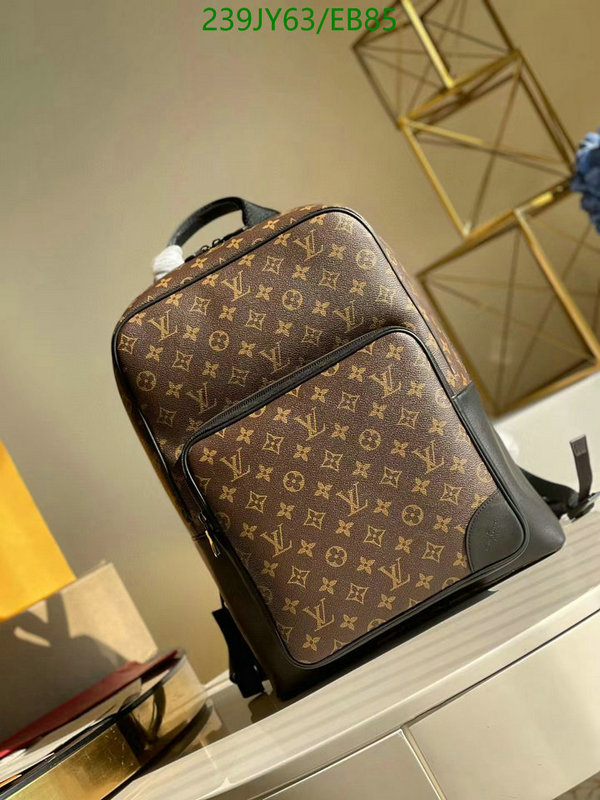 LV Bags-(Mirror)-Backpack-,Code: EB85,$: 239USD