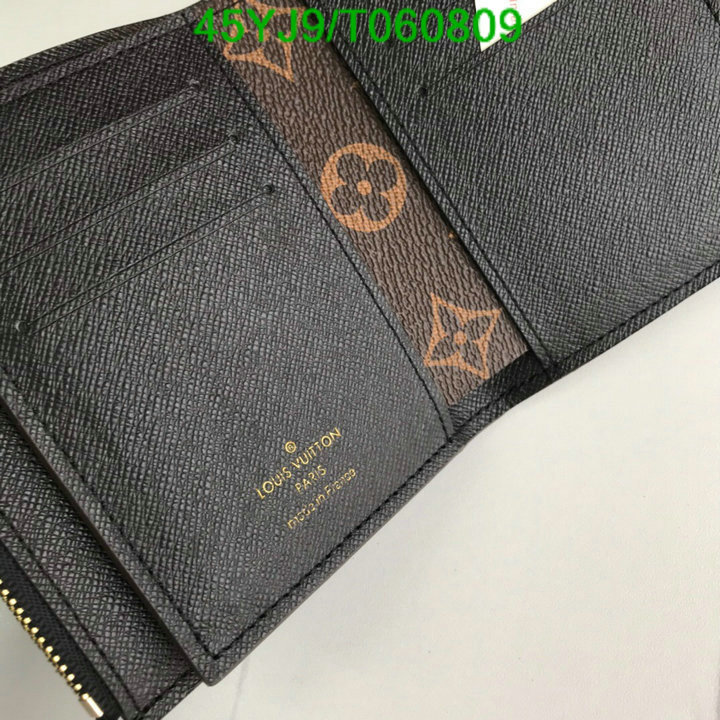 LV Bags-(4A)-Wallet-,Code: T060809,$: 45USD