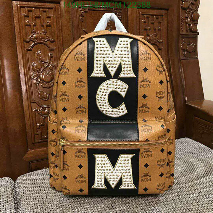 MCM Bag-(Mirror)-Backpack-,Code: MCB122388,$:149USD