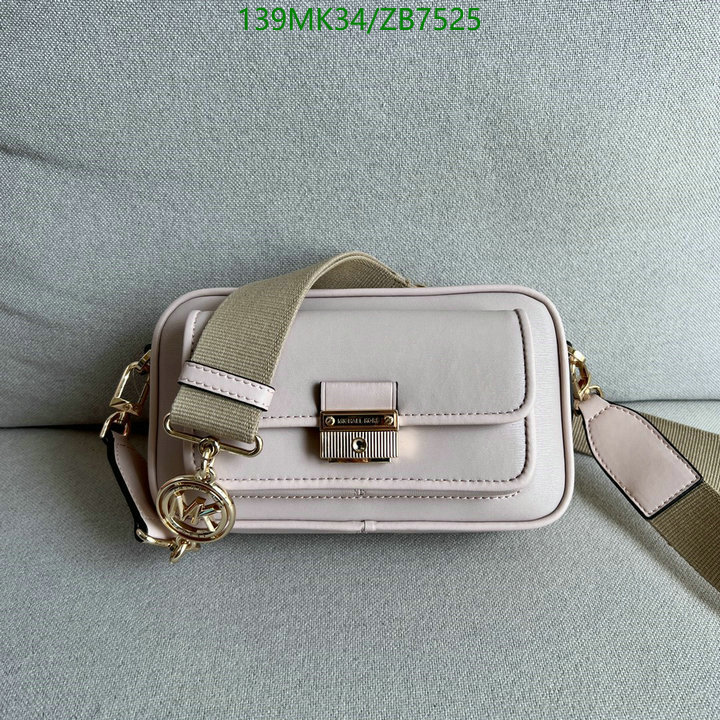 Michael Kors Bag-(Mirror)-Diagonal-,Code: ZB7525,$: 139USD