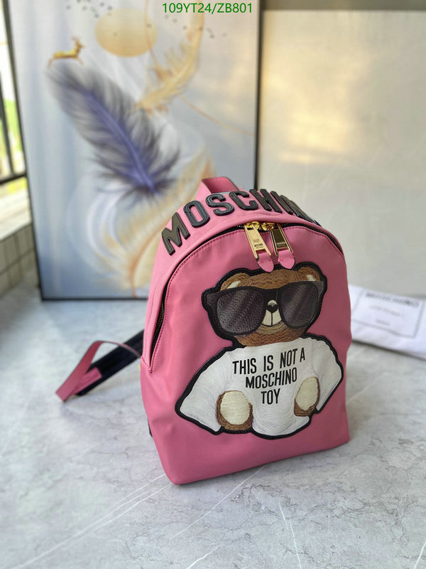 Moschino Bag-(Mirror)-Backpack-,Code: ZB801,$: 109USD