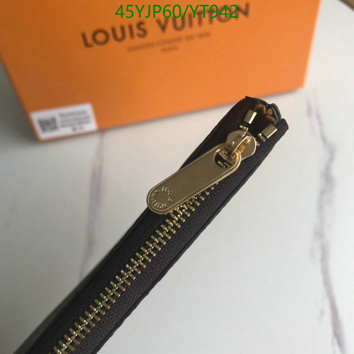 LV Bags-(4A)-Wallet-,Code: YT942,$: 45USD