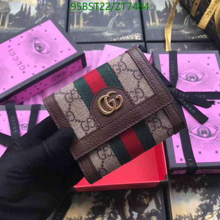Gucci Bag-(Mirror)-Wallet-,Code: ZT7484,$: 95USD