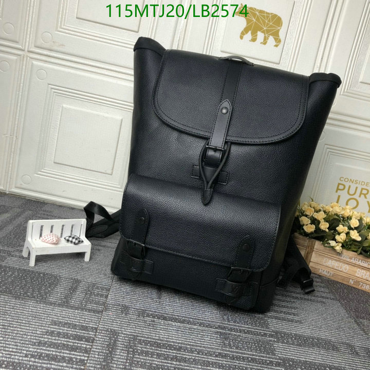 LV Bags-(4A)-Backpack-,Code: LB2574,$: 115USD