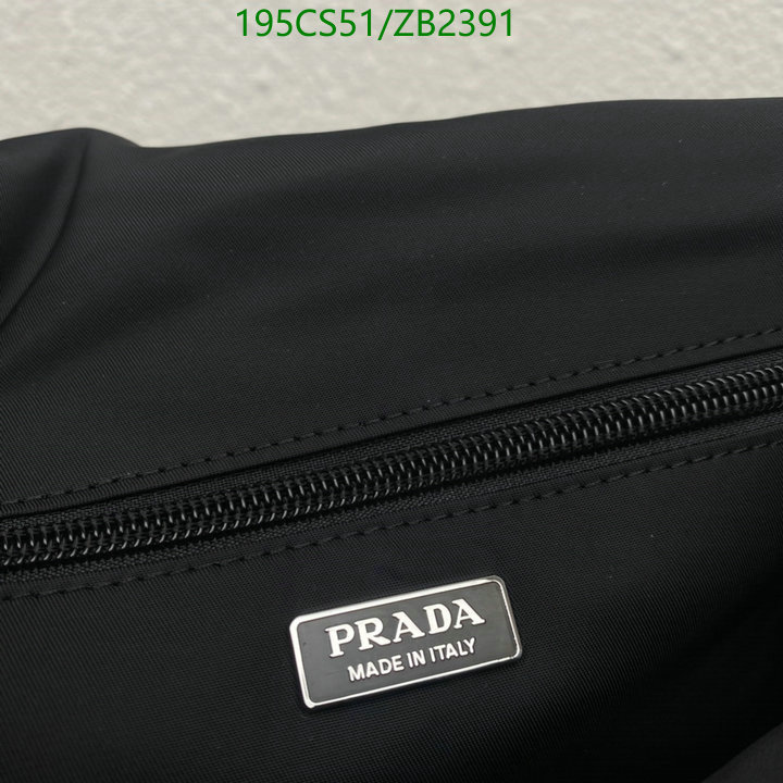 Prada Bag-(Mirror)-Diagonal-,Code: ZB2391,$: 195USD