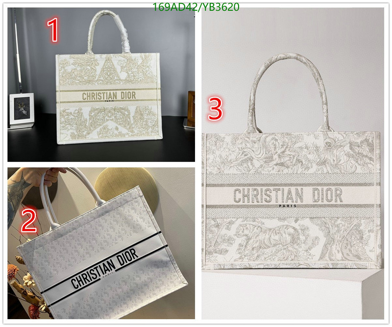 Dior Bags -(Mirror)-Book Tote-,Code: YB3620,$: 169USD