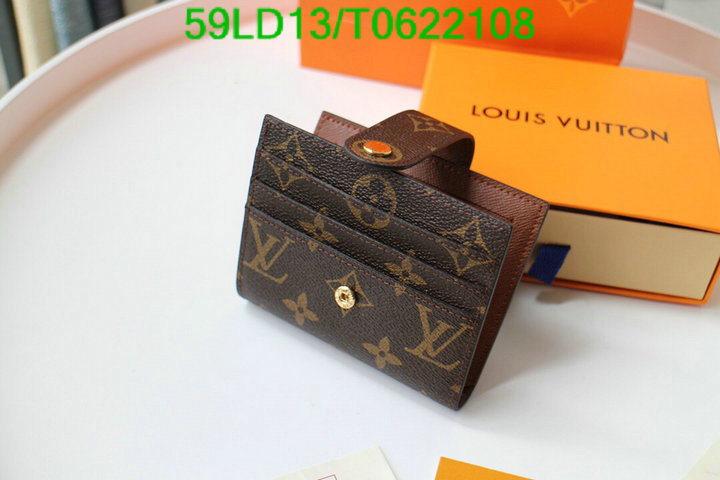 LV Bags-(Mirror)-Wallet-,Code: T0622108,$: 59USD
