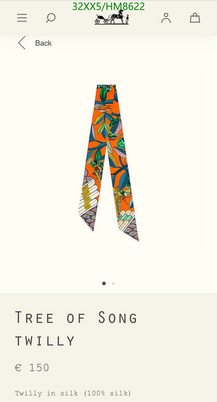 Scarf-Hermes, Code: HM8622,$: 32USD