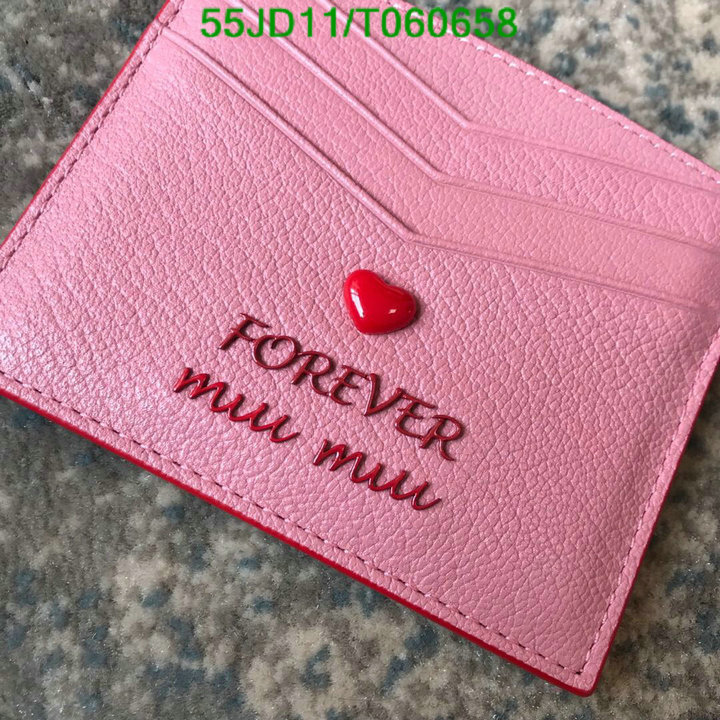 Miu Miu Bag-(Mirror)-Wallet-,Code: T060658,$: 55USD