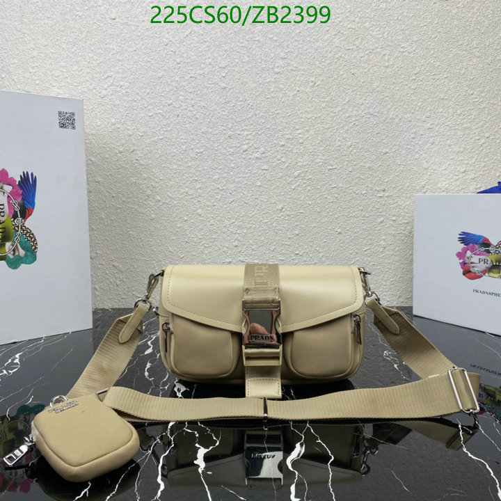 Prada Bag-(Mirror)-Diagonal-,Code: ZB2398,$: 225USD