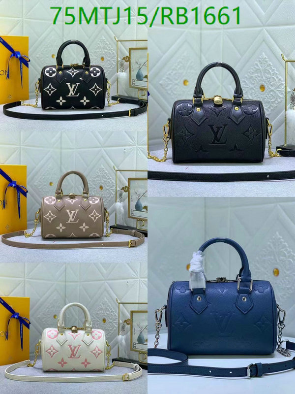 LV Bags-(4A)-Speedy-,Code: RB1661,$: 75USD