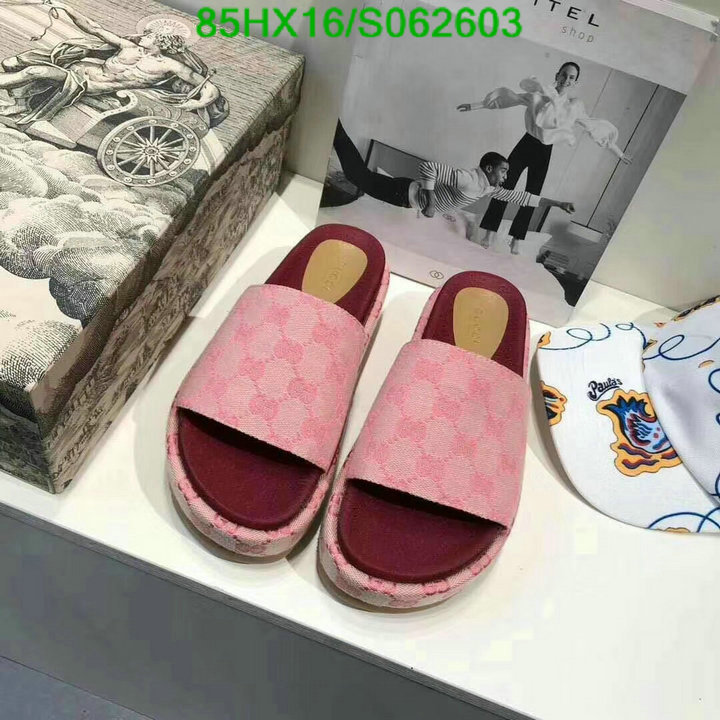 Women Shoes-Gucci, Code: S062603,$: 85USD