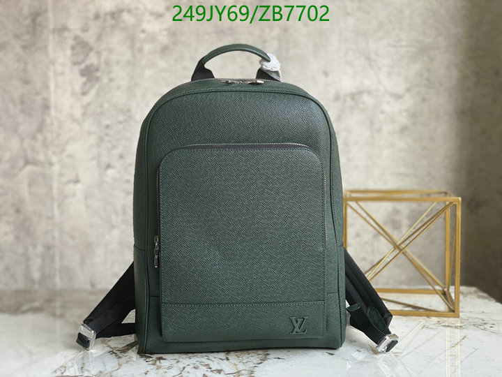 LV Bags-(Mirror)-Backpack-,Code: ZB7702,$: 249USD