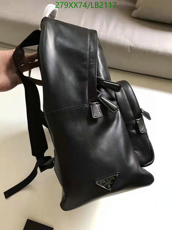 Prada Bag-(Mirror)-Backpack-,Code: LB2117,$: 279USD