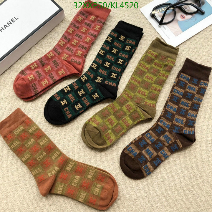 Sock-Chanel,Code: KL4520,$: 32USD