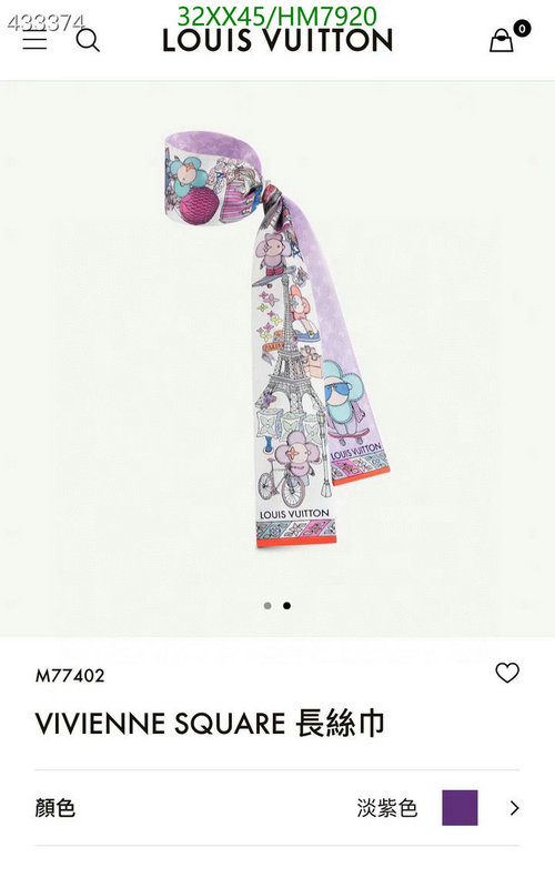 Scarf-LV, Code: HM7920,$: 32USD