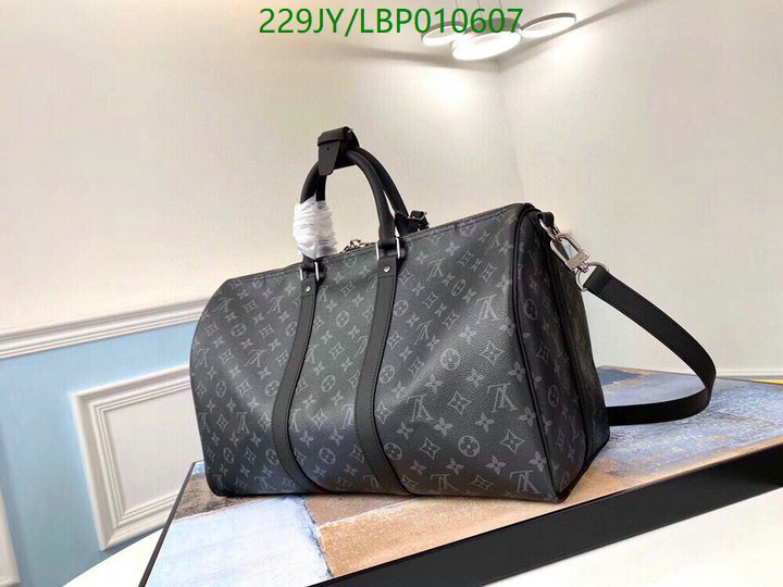 LV Bags-(Mirror)-Keepall BandouliRe 45-50-,Code: LBP010607,