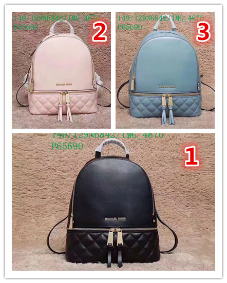 Michael Kors Bag-(Mirror)-Backpack-,Code: MSB122337,$: 149USD