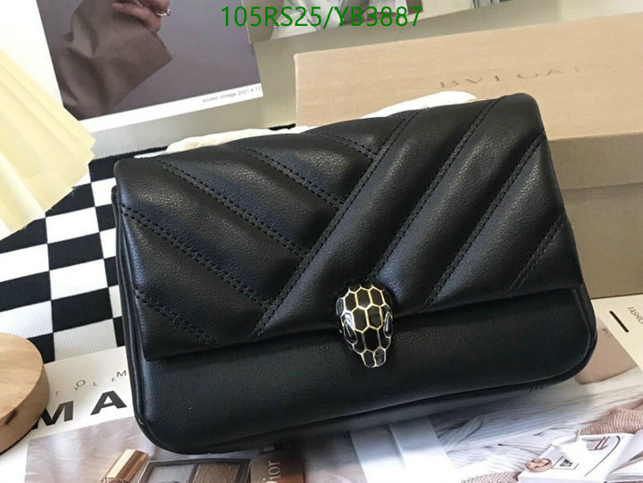 Bvlgari Bag-(4A)-Serpenti Cabochon Series,Code: YB3887,$: 105USD