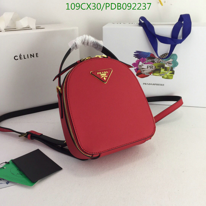 Prada Bag-(4A)-Backpack-,Code: PDB092237,$:109USD