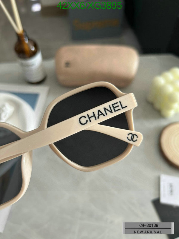 Glasses-Chanel, Code: XG3895,$: 42USD