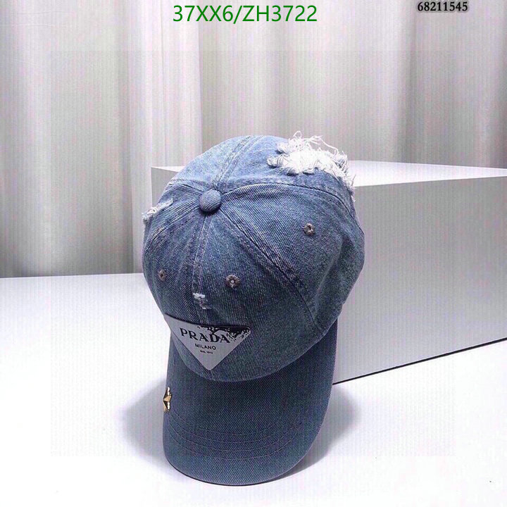 Cap -(Hat)-Prada, Code: ZH3722,$: 37USD