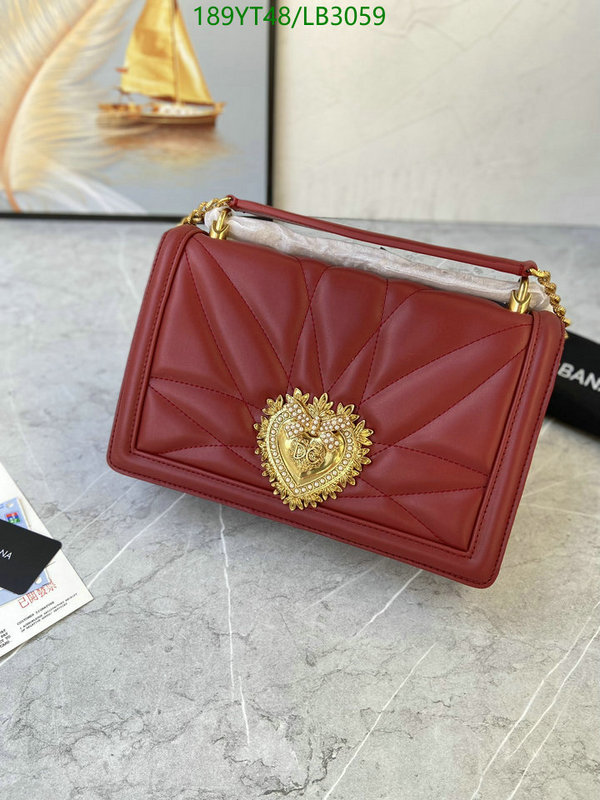 D&G Bag-(Mirror)-Diagonal-,Code: LB3059,$: 189USD