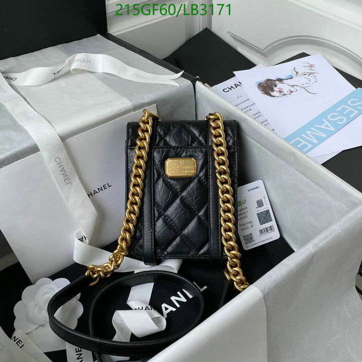 Chanel Bags -(Mirror)-Diagonal-,Code: LB3171,$: 215USD