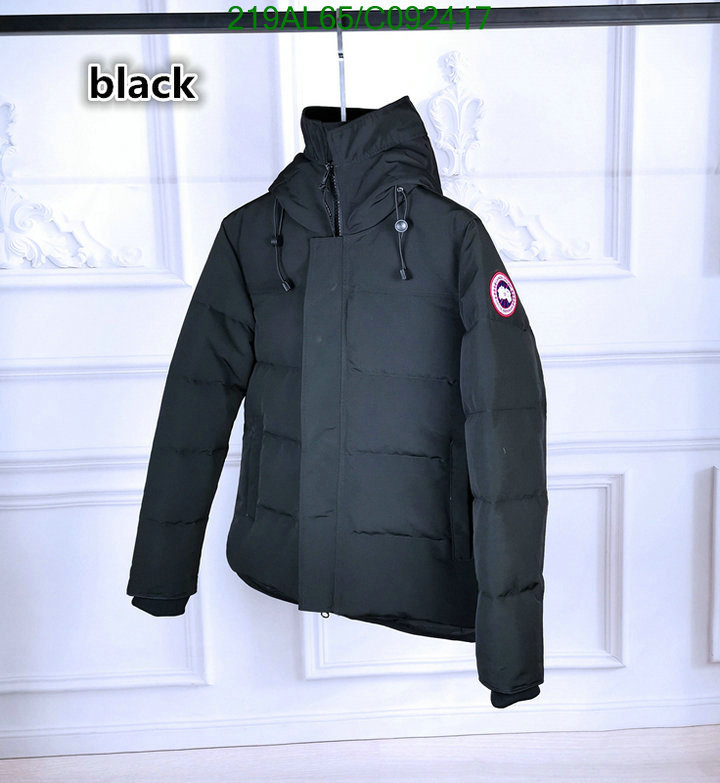 Down jacket Men-Canada Goose, Code: C092417,$:219USD