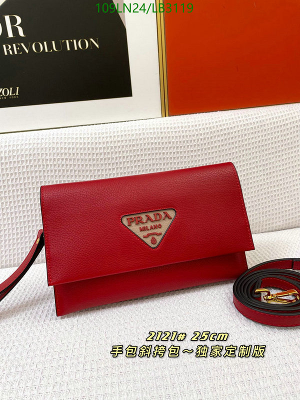 Prada Bag-(4A)-Diagonal-,Code: LB3119,$: 109USD