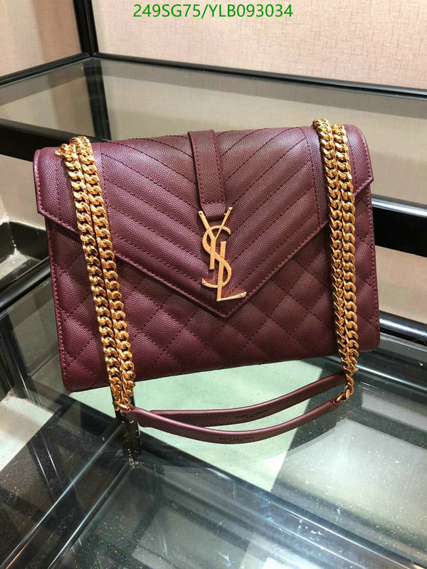 YSL Bag-(Mirror)-Envelope Series,Code: YLB093034,$: 249USD