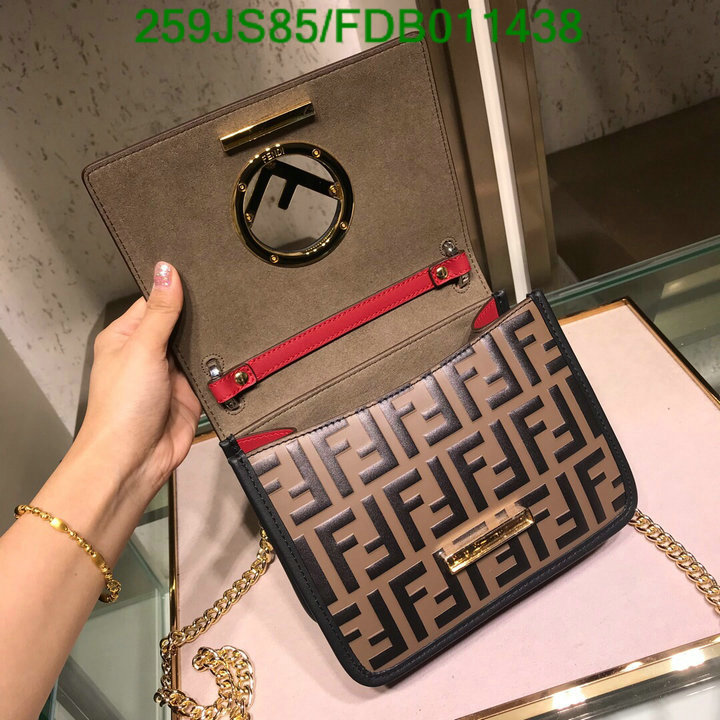 Fendi Bag-(Mirror)-Diagonal-,Code: FDB011438,$: 259USD