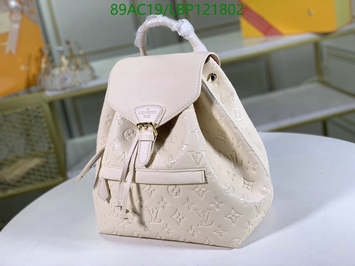 LV Bags-(4A)-Backpack-,Code: LBP121802,$: 89USD